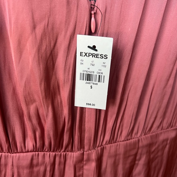 NWT Express Silk Jumpsuit - Picture 3 of 6